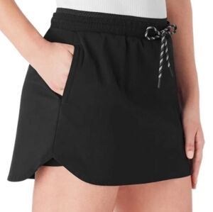Member's Mark Active Women's Woven Trek Skirt Skort Black Size XXL
